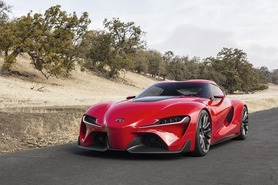 Toyota представляет концептуальное купе FT-1 на  Детройтском автосалоне 2014 года