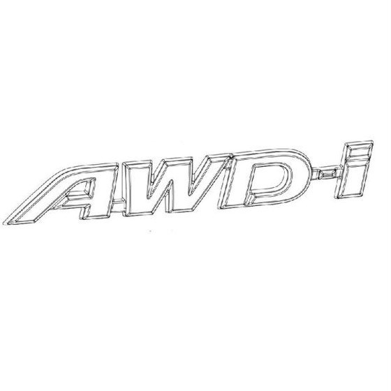 Embleem &quot;AWD-i&quot; tagaluugile