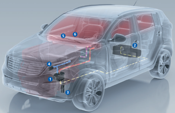 Webasto Thermotop EVO5, vali juurde ka juhtseade. 2,4/2,8 D Ei sobi kasutamiseks koos ultrahelianduritega alarmiga või iga kord enne kasutamist andurid välja lülitada.